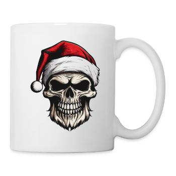 Santa Claus Skull - Mug - white - Right