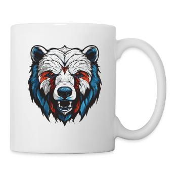 Polar Bear Portrait Polar Bear - Mug - white - Right