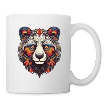 Panda Portrait - Tasse - Weiß - Rechts