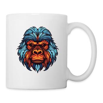 Gorilla Portrait - Tasse - Weiß - Rechts