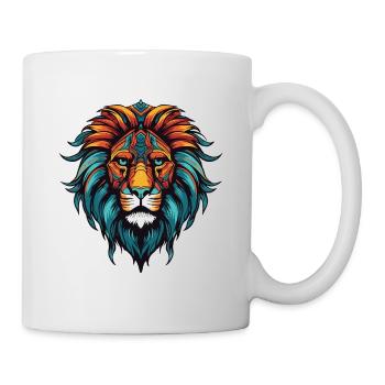 Lion Portrait - Mug - white - Right