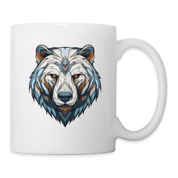 Polar Bear Portrait Polar Bear - Mug - white - Right