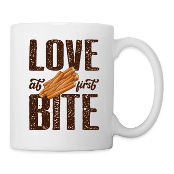 Love at first bite Mexican churros - Mug - white - Right