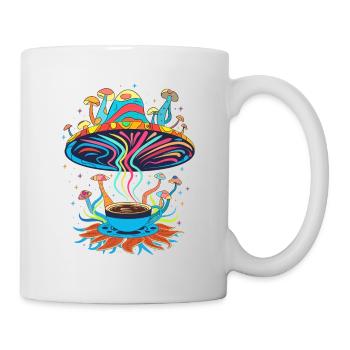 Groovy Mushroom Coffee Vibes - Mug - white - Right