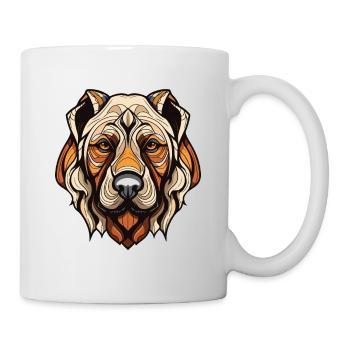 Kangal Hund Portrait - Tasse - Weiß - Rechts
