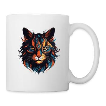 Cat Portrait Head - Mug - white - Right