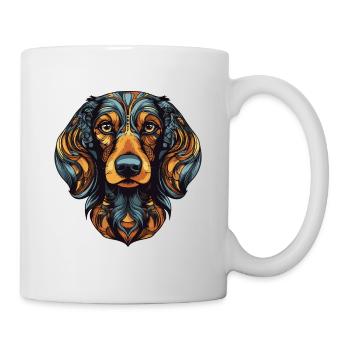Dachshund Dog Portrait Dachshund - Mug - white - Right