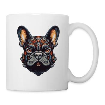French Bulldog Dog Portrait - Mug - white - Right