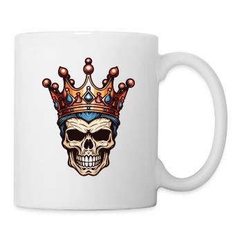 Skull King Crown - Mug - white - Right