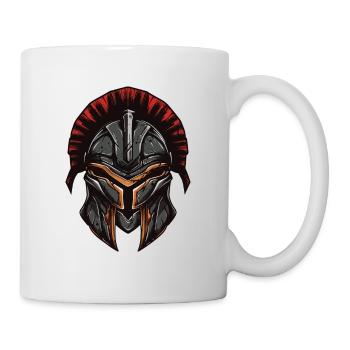 Spartan Warrior Sparta Helmet - Mug - white - Right