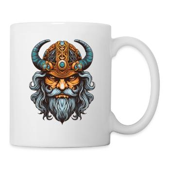 Wikinger Krieger Valhalla Odin - Tasse - Weiß - Rechts