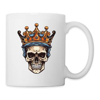 Couronne du Roi Crâne - Mug blanc - blanc - Droite