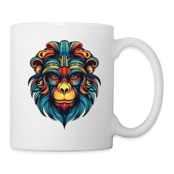Monkey Portrait - Mug - white - Right
