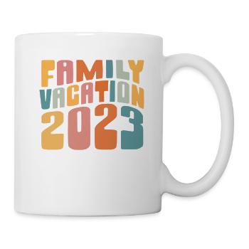 Family Vacation 2023 Making Memories - Tasse - Weiß - Rechts
