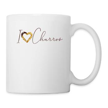 I Heart Churros Vintage Mexican Churros - Mug - white - Right