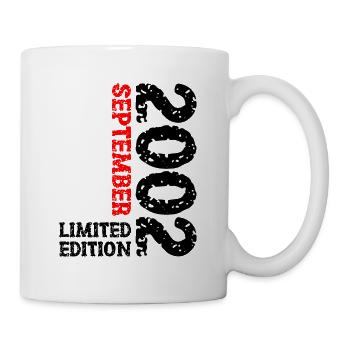 2002 September Limited Edition 21st Birthday Deco - Mug - white - Right