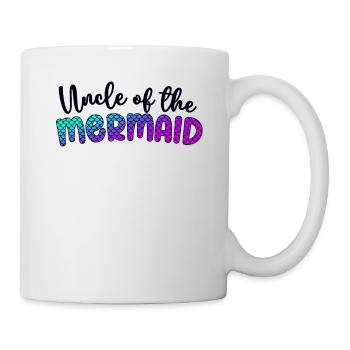 Uncle Of The Mermaid Girl Family Matching Mermaid - Mug - white - Right