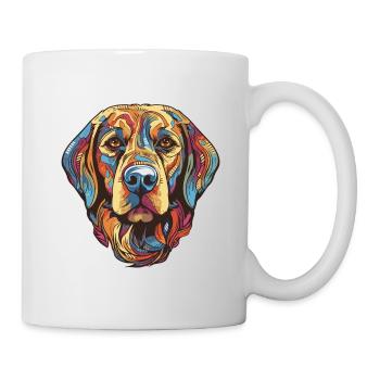 Labrador Dog Portrait - Mug - white - Right