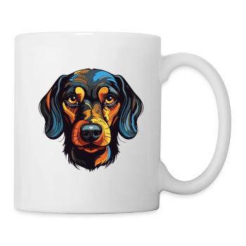 Dachshund Dog Portrait Dachshund - Mug - white - Right