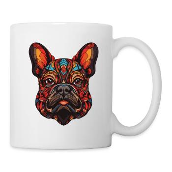 French Bulldog Dog Portrait - Mug - white - Right