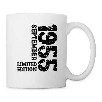 1955 Septembre Edition Limitée 68th Birthday Deco - Mug blanc - blanc - Droite