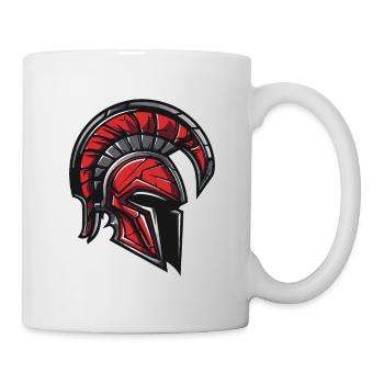 Spartan Warrior Sparta Helmet - Mug - white - Right