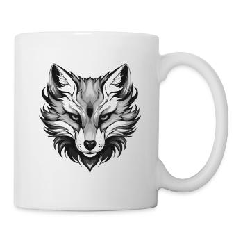 Fox Portrait Animal - Mug - white - Right