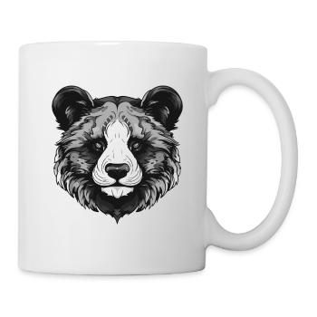 Panda Portrait Animal - Mug blanc - blanc - Droite