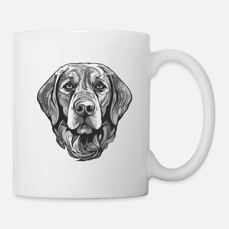 Labrador Dog Portrait Animal - Mug blanc - blanc