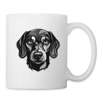 Teckel Chien Portrait Dachshund Animal - Mug blanc - blanc - Droite