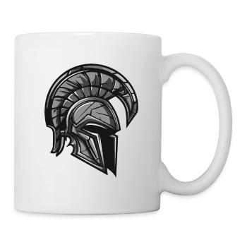 Spartan Warrior Sparta Helmet - Mug - white - Right
