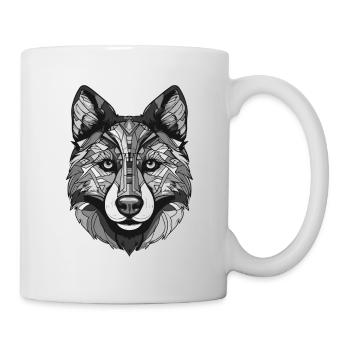 Akita Chien Portrait Animal - Mug blanc - blanc - Droite