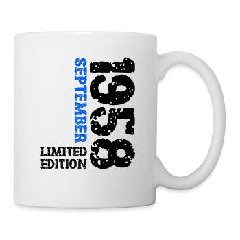 1958 September Limited Edition 65th Birthday Decoration - Mug - white - Right