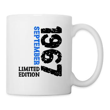 1967 Septembre Édition Limitée 56th Birthday Deco - Mug blanc - blanc - Droite