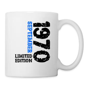 1970 Septembre Édition Limitée 53e Décoration Anniversaire - Mug blanc - blanc - Droite