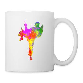 Taekwondo Jiu Jitsu Jujitsu Judo - Tasse - Weiß - Rechts