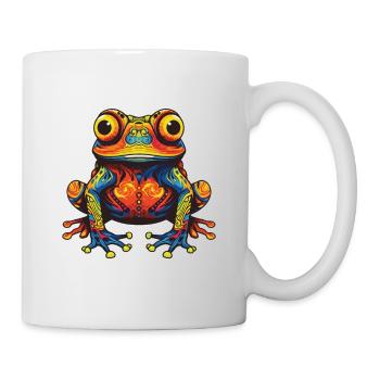 Frosch Portrait - Tasse - Weiß - Rechts