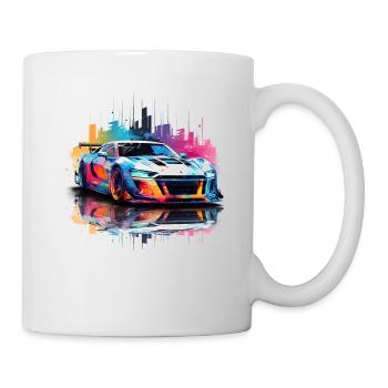Vivid Speed - Abstract Sports Car - Mug - white - Right