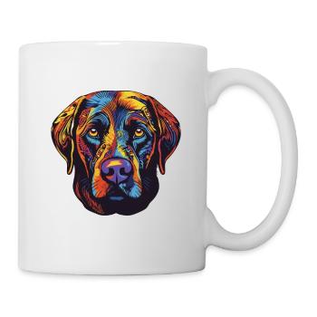 Labrador Dog Portrait - Mug - white - Right