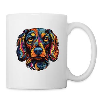 Dachshund Dog Portrait Dachshund - Mug - white - Right