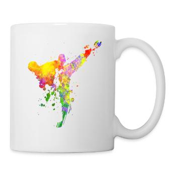 Taekwondo Jiu Jitsu Jujitsu Judo - Mug blanc - blanc - Droite