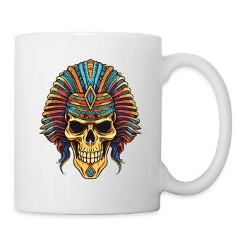 Pharaoh Skull - Mug - white - Right