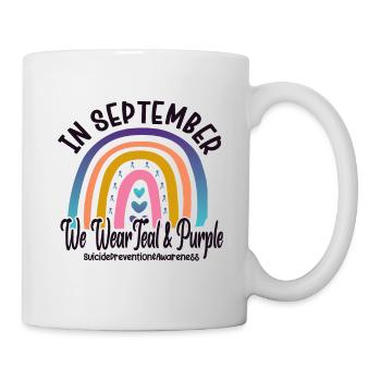 Prévention du suicide en septembre que nous portons - Mug blanc - blanc - Droite