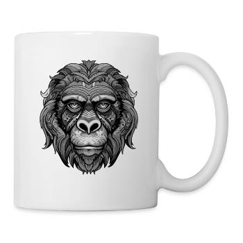 Gorilla Portrait - Mug - white - Right