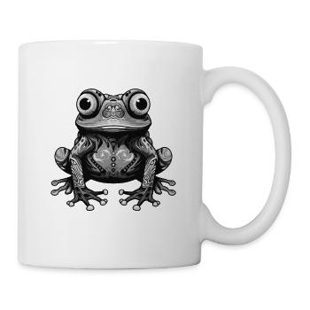 Frosch Portrait - Tasse - Weiß - Rechts