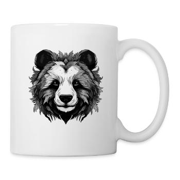 Panda Portrait - Tasse - Weiß - Rechts