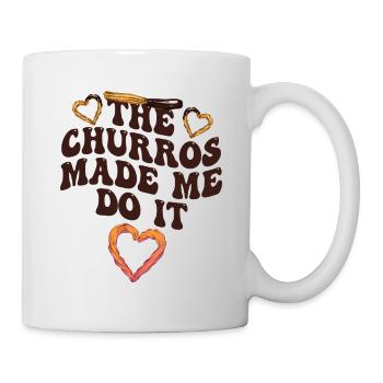Les churros m’ont donné envie de churro - Mug blanc - blanc - Droite