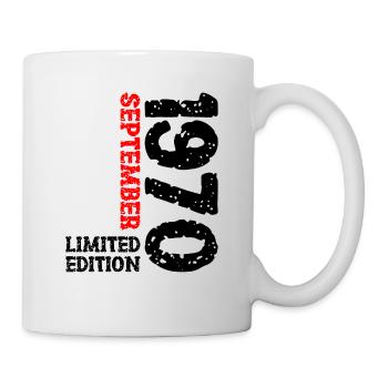 1970 Septembre Édition Limitée 53e Décoration Anniversaire - Mug blanc - blanc - Droite