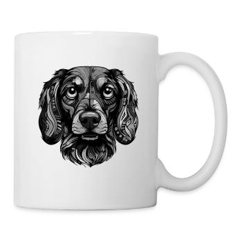 Dachshund Dog Portrait Dachshund - Mug - white - Right