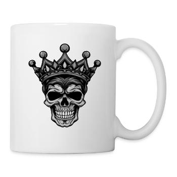 Couronne du Roi Crâne - Mug blanc - blanc - Droite